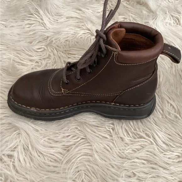 Born B-6464 MNHO handcrafted Brown Lace up Boots - Picture 2 of 14